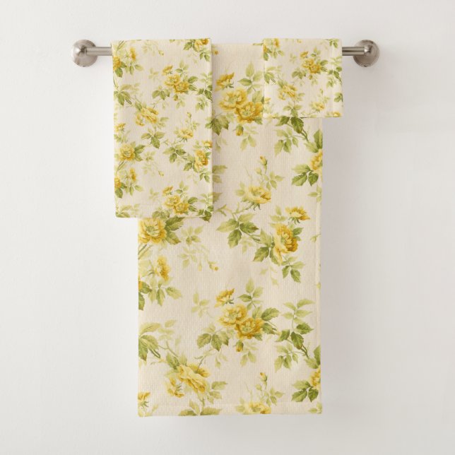 Jolie ferme jaune d'or Floral (En situation)
