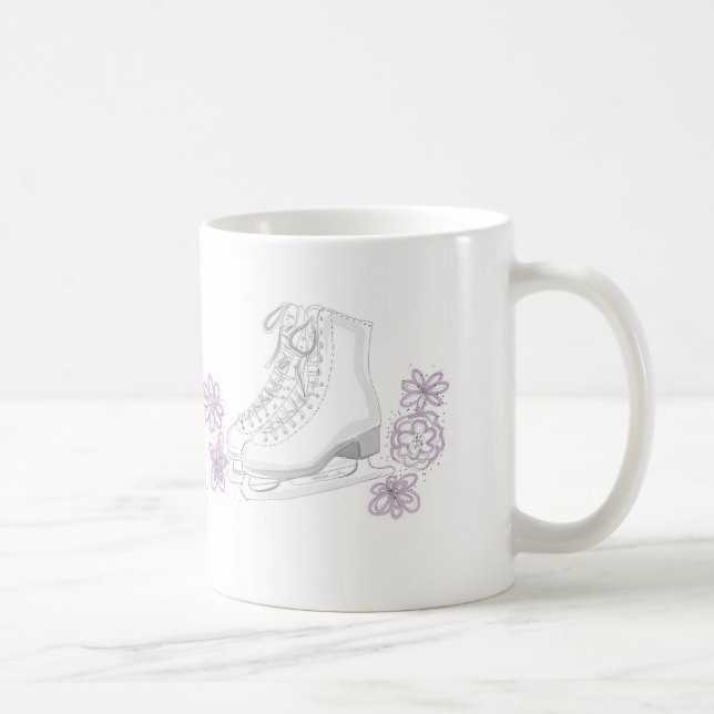 Jolie figure tasse de patin (Droite)