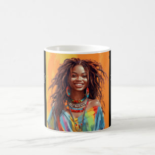 Jolie fille bonjour belle Mug