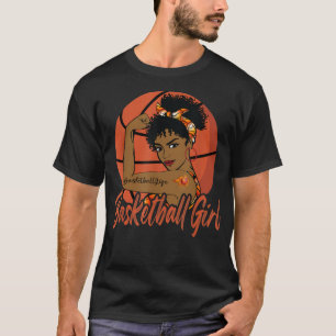 Jolie fille de basket-ball pour femme T-shirt