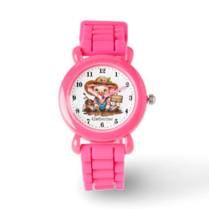 Jolie filles cochon montre ajouter nom