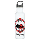 Jolie filles ladybug ajouter nom bouteille d'eau