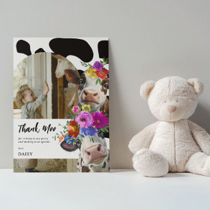 Jolie Fleur Merci Vache Anniversaire