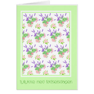 Jolie Floral Danois Salutation de langue