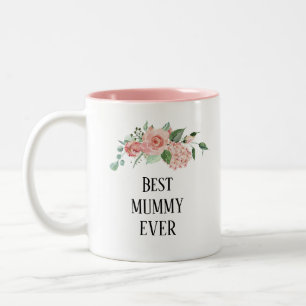 Jolie florale Meilleure Jamais Mummy Coffee Mug à 