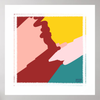 Jolie impression d'art Abstrait Artsy Red Cherry V