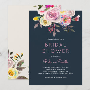Jolie invitation de douche nuptiale