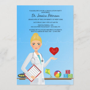 Jolie invitation de pédiatre