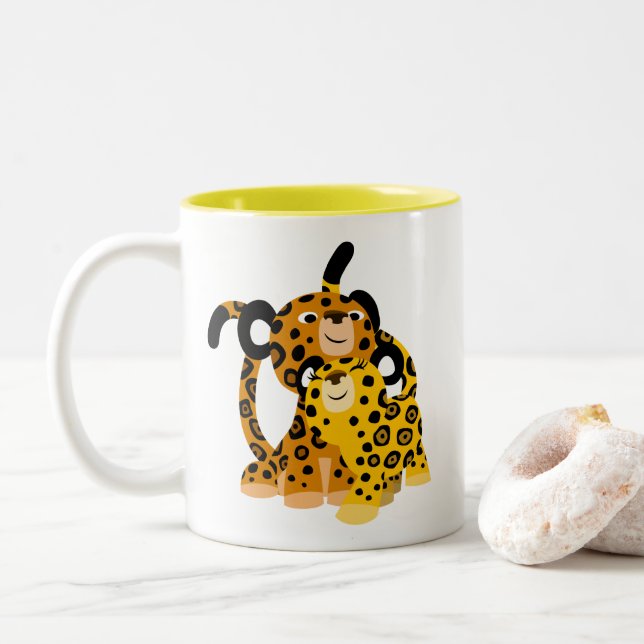 Jolie Jaguars En Mug Amoureux (Avec donut)