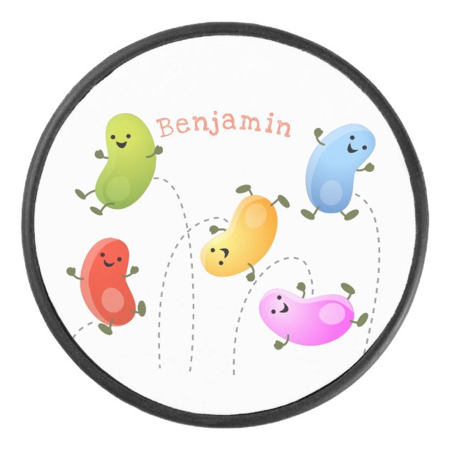 Jolie jellybeans bondissant dessin animé (Devant)