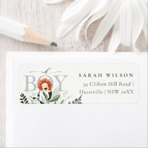 Jolie Lion Foliage Oh Boy Baby shower Adresse