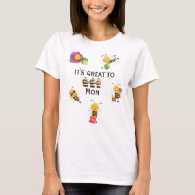 Jolie maman Bee a cité T-Shirt