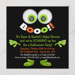 Jolie Monster Baby Shower Invitations