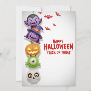 Jolie Monster & Halloween Party Invitation