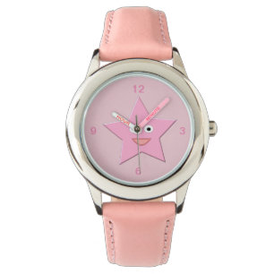 Jolie montre rose étoile