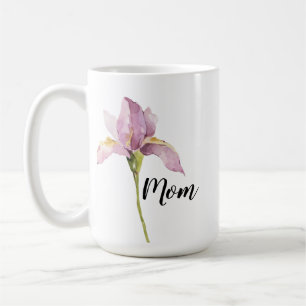 Jolie Mug Florale Iris pourpre pour elle