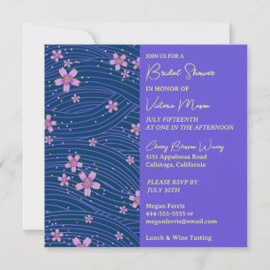 Jolie Petites Fleurs Invitation Douche nuptiale