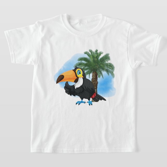 jolie plage toucan enfants unisex T-Shirt (Poser)