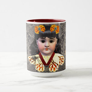 Jolie poupée vampire Mug personnalisé