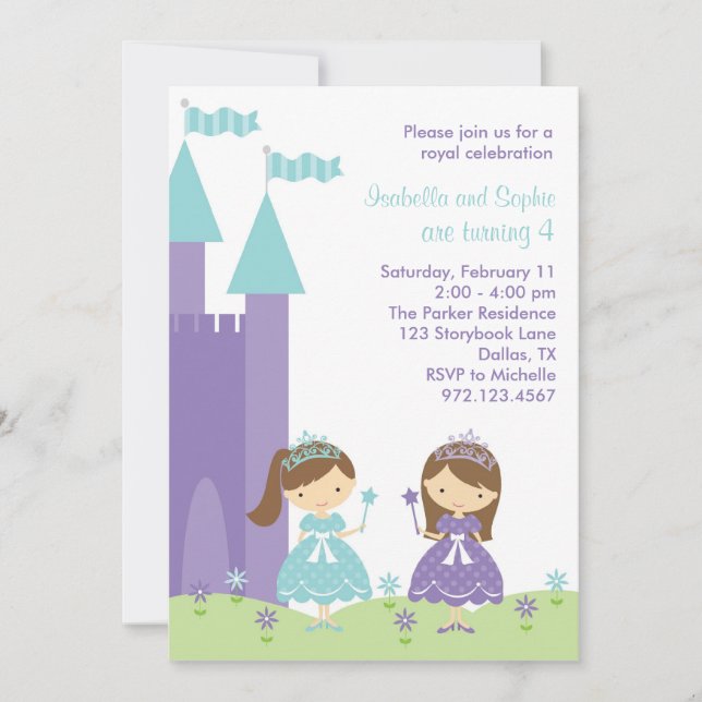 Jolie Princesse Invitation (Devant)