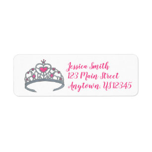 Jolie princesse rose Pourcentage de la Couronne Ti