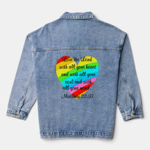 JOLIE RAINBOW MATTHEW 22:37 TEE - SHIRTS ET VÊTEME
