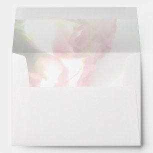 Jolie rose rose rose fleurs liner enveloppes maria