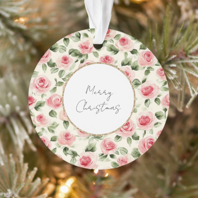 Jolie rose Roses Noël (Arbre)