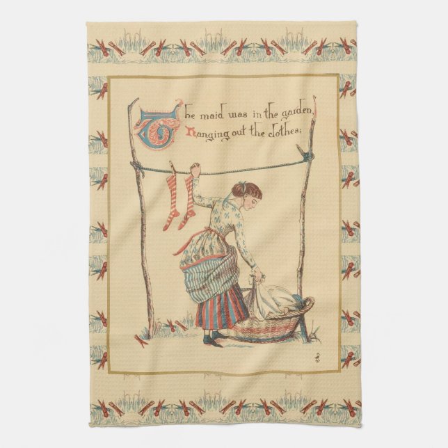 Jolie serviette Vintage (Vertical)