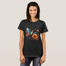 Jolie T-shirt design Hummingbird