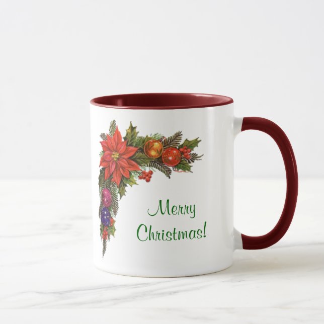 Jolie tasse de guirlande de Noël (Droite)