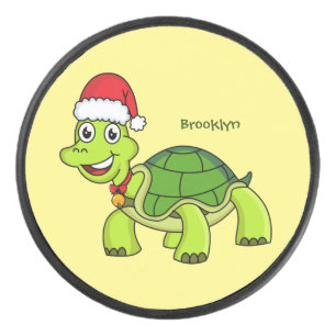 Jolie tortue en chapeau de Père Noël