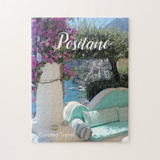Jolie vue de Positano sur le Puzzle de la Côte Ama