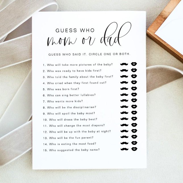 JOLIE What's In your Purse Baby Shower Game Invitation (Creator Uploaded)