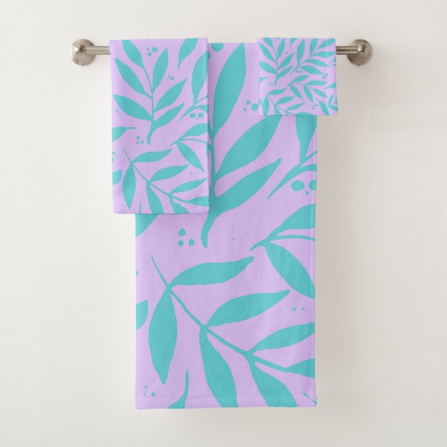 Jolies branches - turquoise et violet ado (En situation)