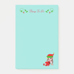 Jolies choses de fée de Noël à faire Post-it