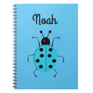 jolies coccinelles, cahier personnalisé