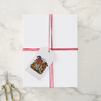 Jolies étiquettes de cadeaux Halloween avec ficell