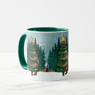 Jolies fentes de Noël Mug