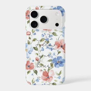 Jolies Fleurs Bleues Rouges