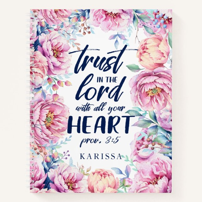 Jolies fleurs d'aquarelle | Journal des écritures (Devant)