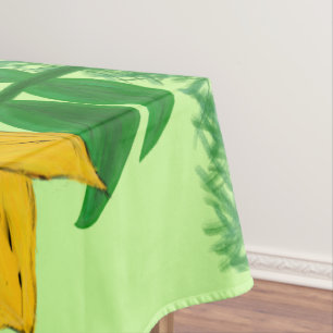 Jolies fleurs jaune bleu violet nappe