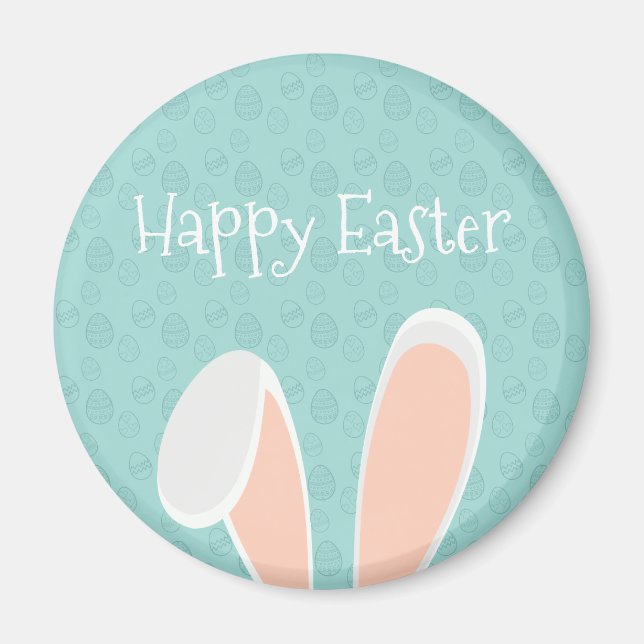 Jolies oreilles de lapin de Pâques | Magnet (Devant)