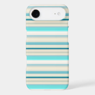 Jolies rayures aqua blanc