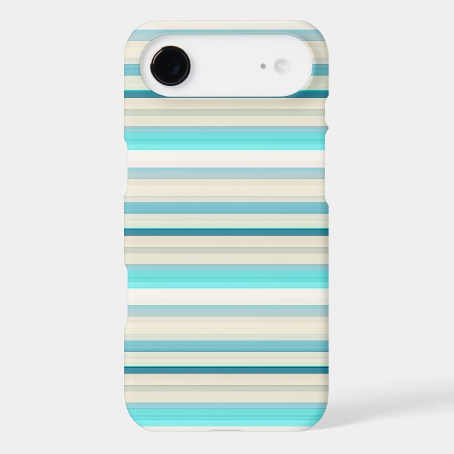 Jolies rayures aqua blanc (Verso)