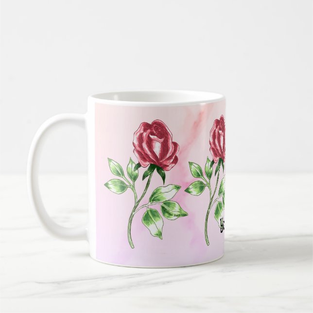 Jolies tasses Red Rose (Gauche)