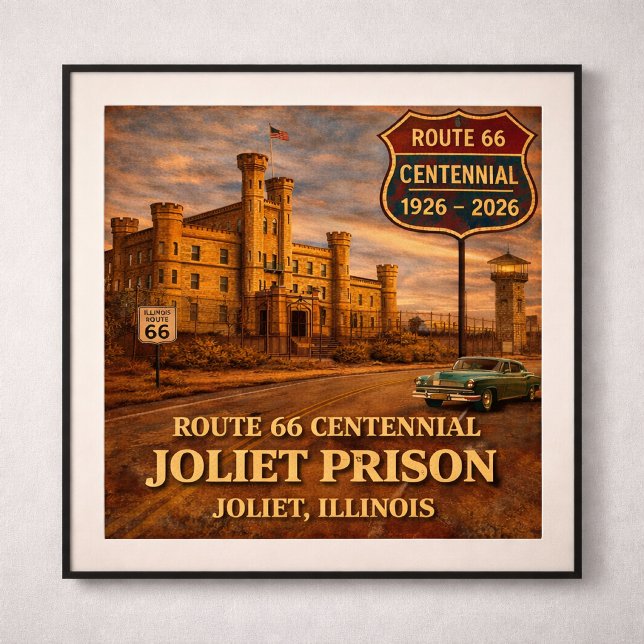 Joliet Prison Chicago Route 66 Poster (Creator Uploaded)