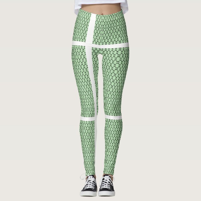 Jolis leggings verts (Devant)