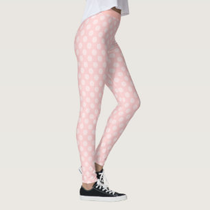 Jolis Pale Rose Pois Yoga Pants Leggings