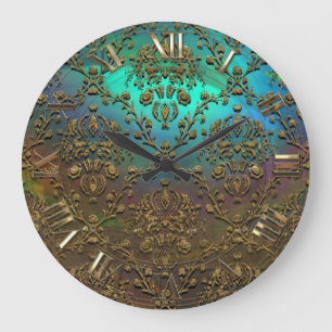Jollain Damask Large Clock